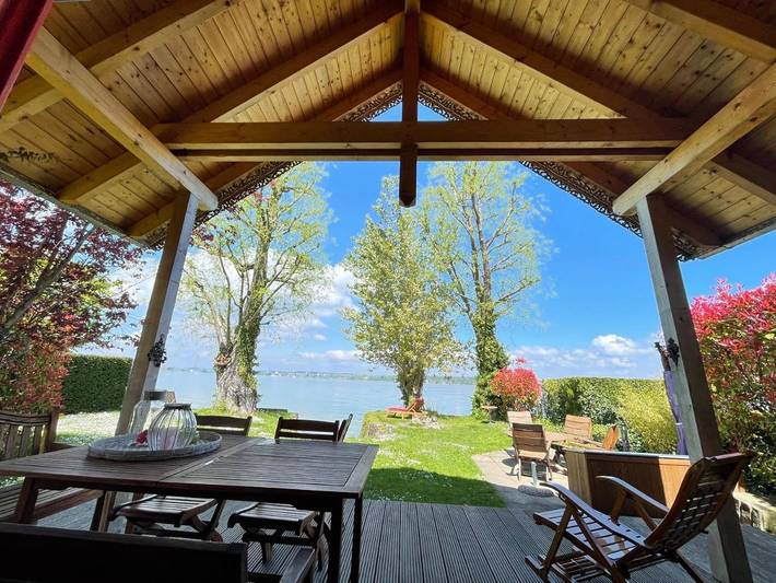 Ferienhaus für 4 Personen, mit Terrasse und Garten sowie Ausblick im Thurgau