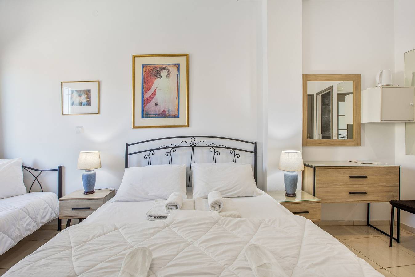 Room 'Porto Chania A3' with Shared Garden, Wi-Fi and Air Conditioning in Splantzia, Chaniaregionen