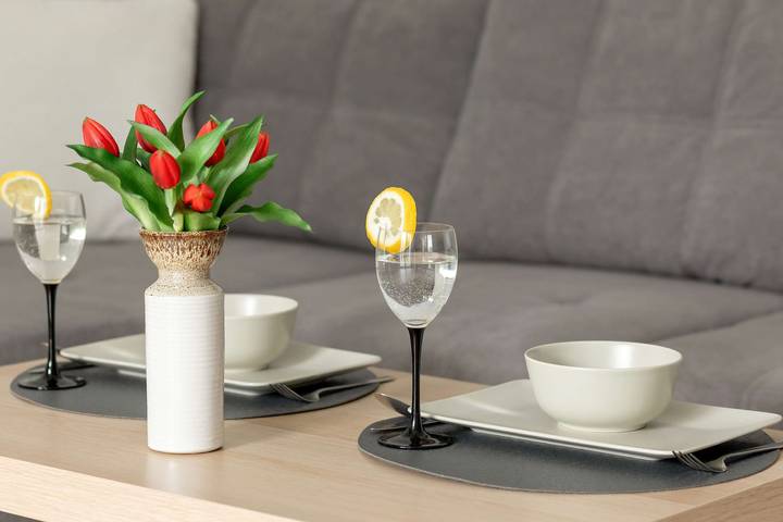 Ganze Wohnung, Ferienwohnung für 4 Personen mit Garten in Niechorze, Powiat gryficki