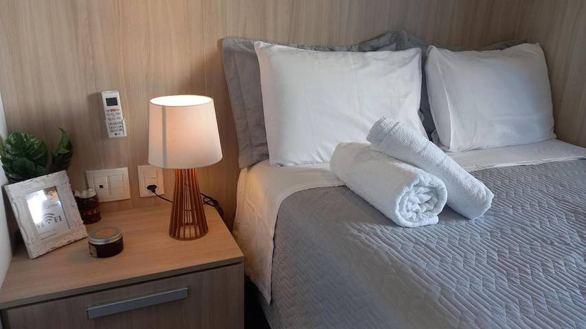 Casas e apartamentos de temporada para 3 pessoas, com jardim e vista e ainda terraço em Passo Fundo