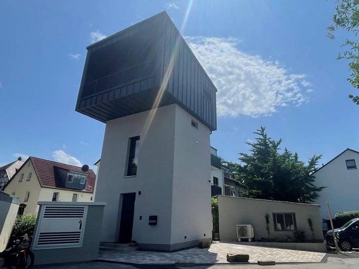 Ferienwohnung für 2 Personen, mit Balkon und Terrasse sowie Garten und Ausblick