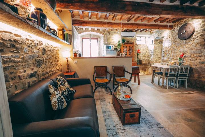Ganze Wohnung, Ferienwohnung für 4 Personen mit Sauna in Le Contesse, Cortona