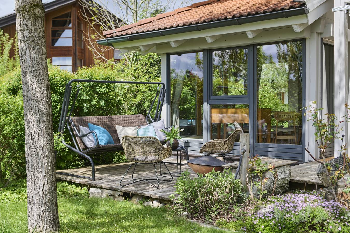Chalet Waging am See - Ferienhaus für 9 Personen ruhig mit großem Garten, Nähe See in Waging am See, Rupertiwinkel