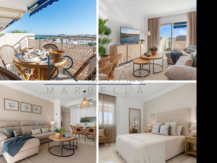 Appartement voor 2 personen, with terras and zwembad as well as uitzicht op zee in Puerto Banús