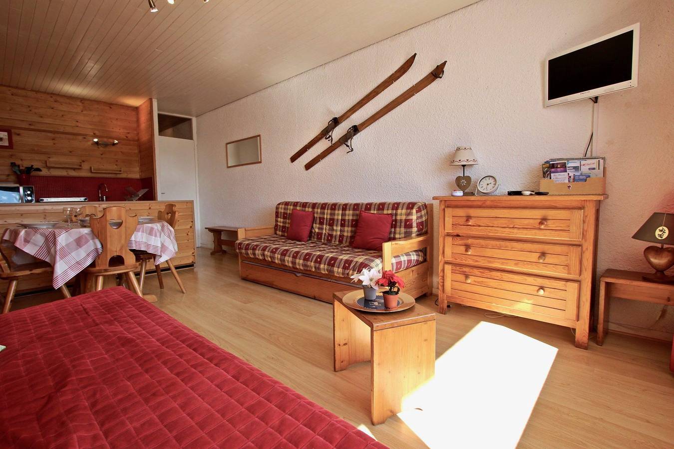 Estudio entero, Résidence le Chamois - Estudio para 4 personas (103) in Chamrousse, Parque Nacional de los Ecrins
