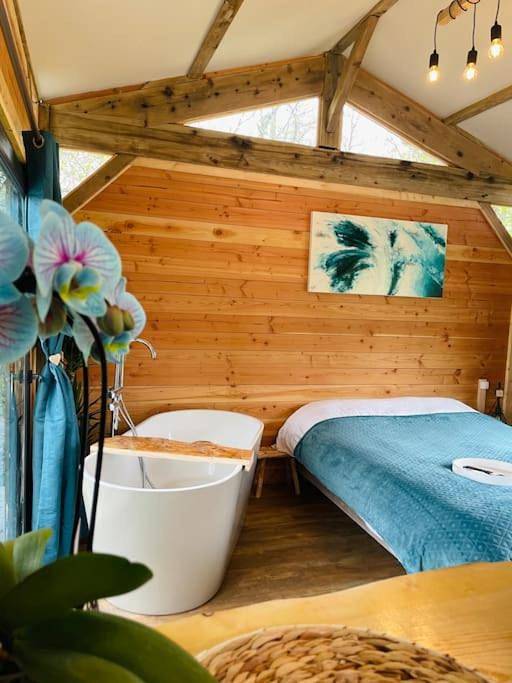 Chalet für 2 Personen, mit Terrasse und Whirlpool, mit Haustier - 1