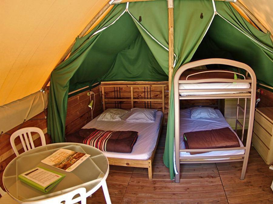 Le Petit Liou - Camping Sites et Paysages - Tienda de lona y madera 4 personas - Naturaleza sin saneamiento in Embrun (Altos Alpes), Parque Nacional de los Ecrins