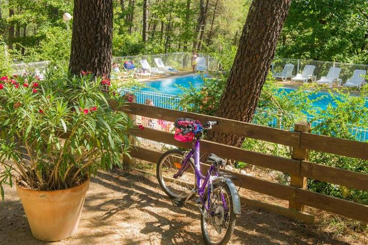 Parc de vacances pour 6 personnes, avec piscine ainsi que jardin et terrasse, animaux acceptés en Ardèche - 2