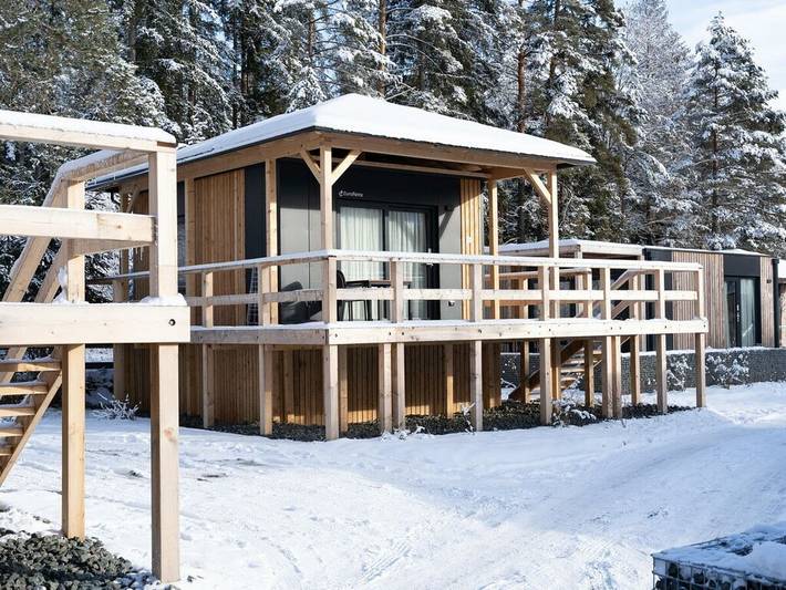 Ferienhaus für 2 Personen, mit Terrasse und Garten sowie Pool in Presseggersee