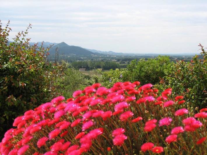 Location de vacances pour 2 personnes, avec vue ainsi que terrasse et jardin à Villedieu - 4