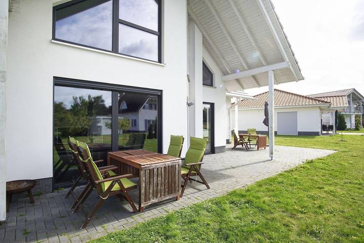 Ferienhaus für 8 Personen, mit Terrasse und Garten sowie Sauna in Vaschvitz - 4