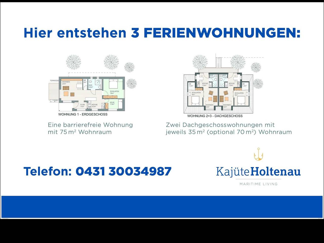 Hel semesterlägenhet, Lotse, Dusche, Wc, 1 Schlafraum in Holtenau, Kiel