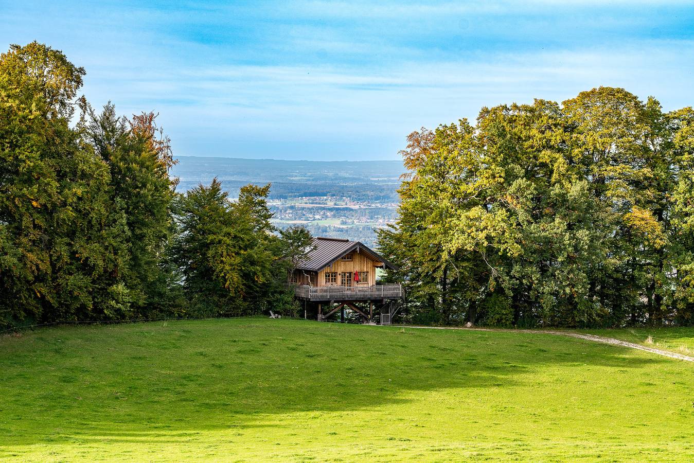 Baumhaus Samerberg - Baumhaus Samerberg mit Möglichkeit auf Übernachtung unter dem Sternenhimmel in Samerberg, Bayerische Alpen