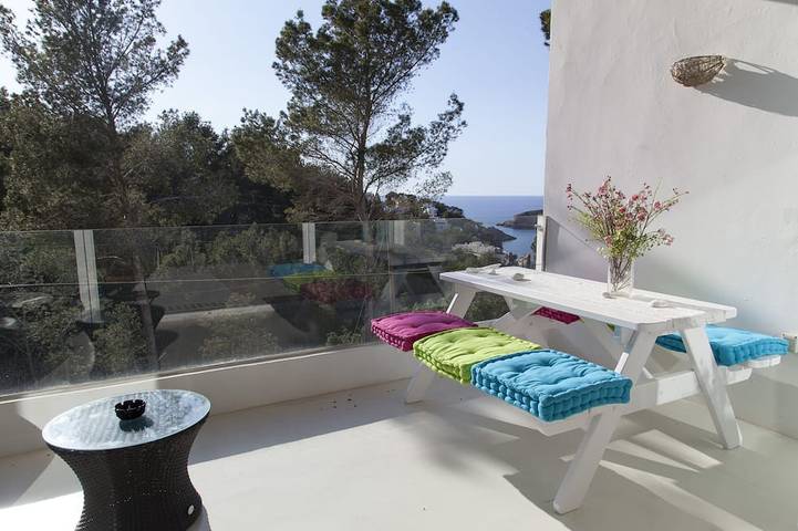 Appartement de vacances pour 4 personnes, avec jardin ainsi que balcon et piscine dans Ibiza