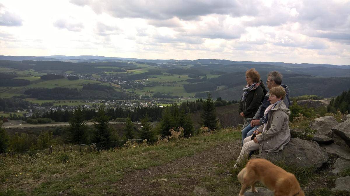 Ferienwohnung Haus Edelweiss - Fewo Edelweiss (90qm) mit Kamin, großem Wohnzimmer, Balkon und Fußbodenheizung im Bad in Winterberg, die Mittelgebirge