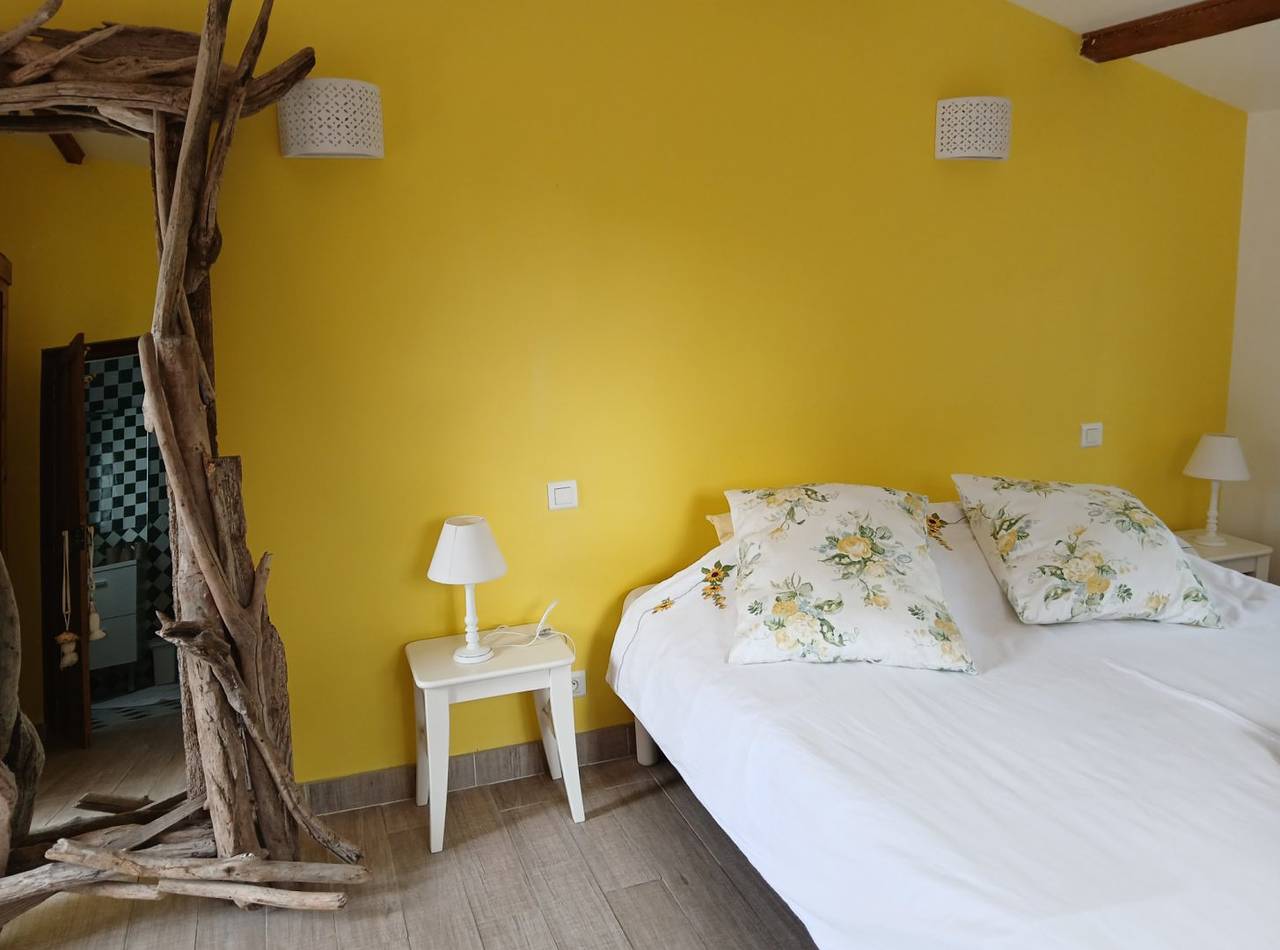 Chambres d'hôtes avec piscine à l'abri des pins - Chambre 2 in Le Grand-Village-Plage, Côte de Beauté