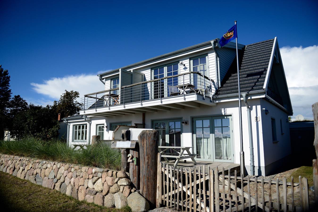 Ferienhaus 'Strandhaus-Fehmarn, Steuerbord' mit privater Terrasse, Balkon & Wlan in Fehmarnsund, Fehmarn