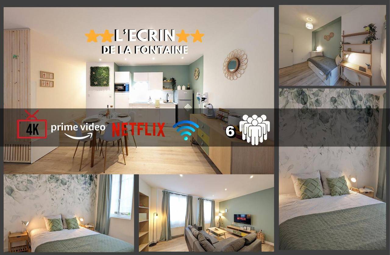 Appartement entier, ☆ Ecrin De La Fontaine ☆ in Neuilly-Saint-Front, Aisne