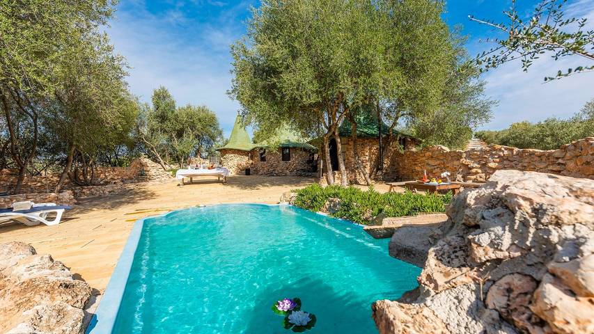 Chalet para 2 personas, con balcón/terraza y piscina - 1