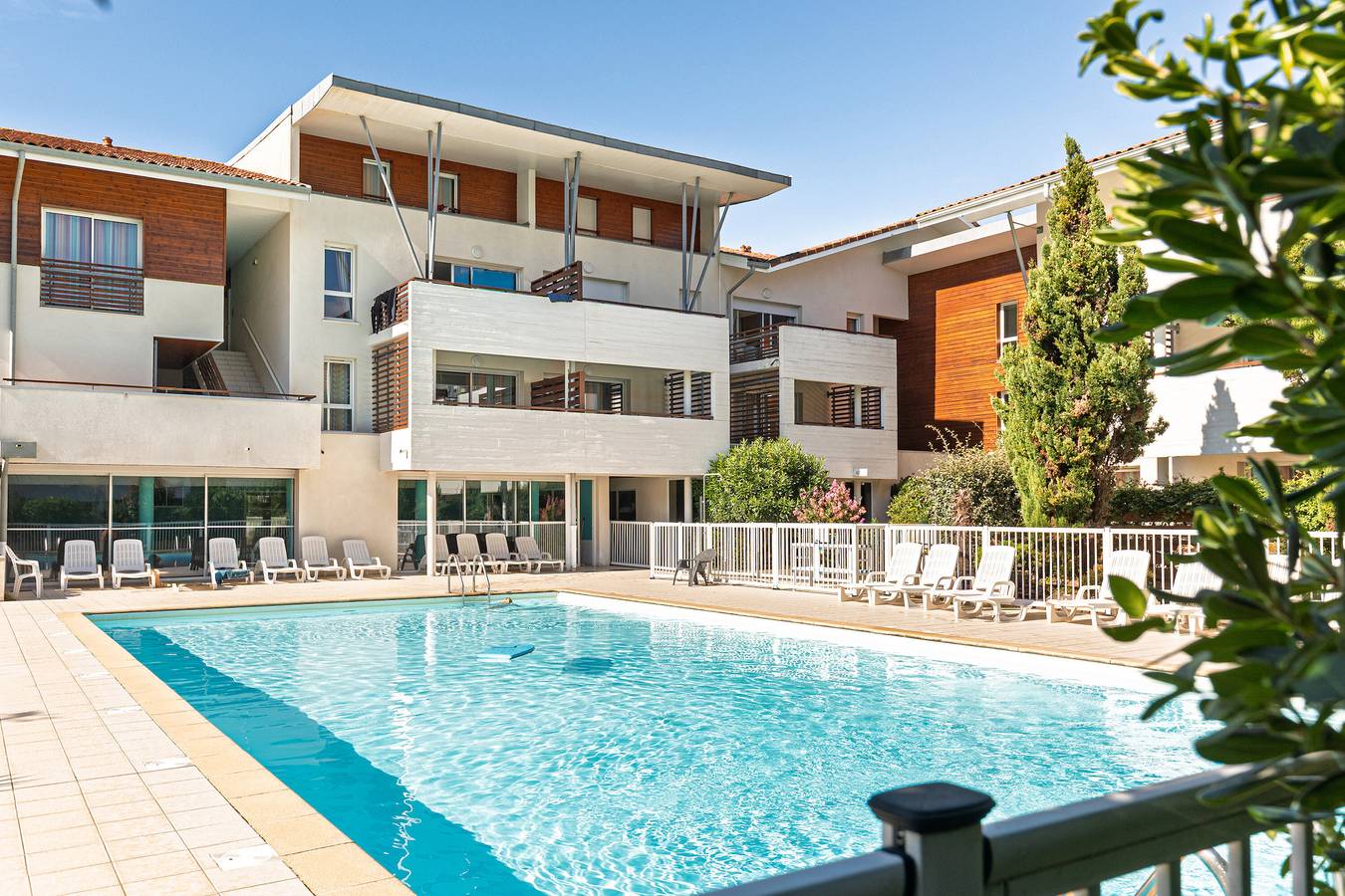 Ganze Wohnung, Appartement - Terrasses De L'Océan mit Gemeinschaftspool, Wlan und Klimaanlage in Moliets-Plage, Moliets-et-Maa