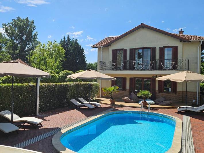 B&B für 4 Personen, mit Sauna und Pool sowie Garten am Balaton