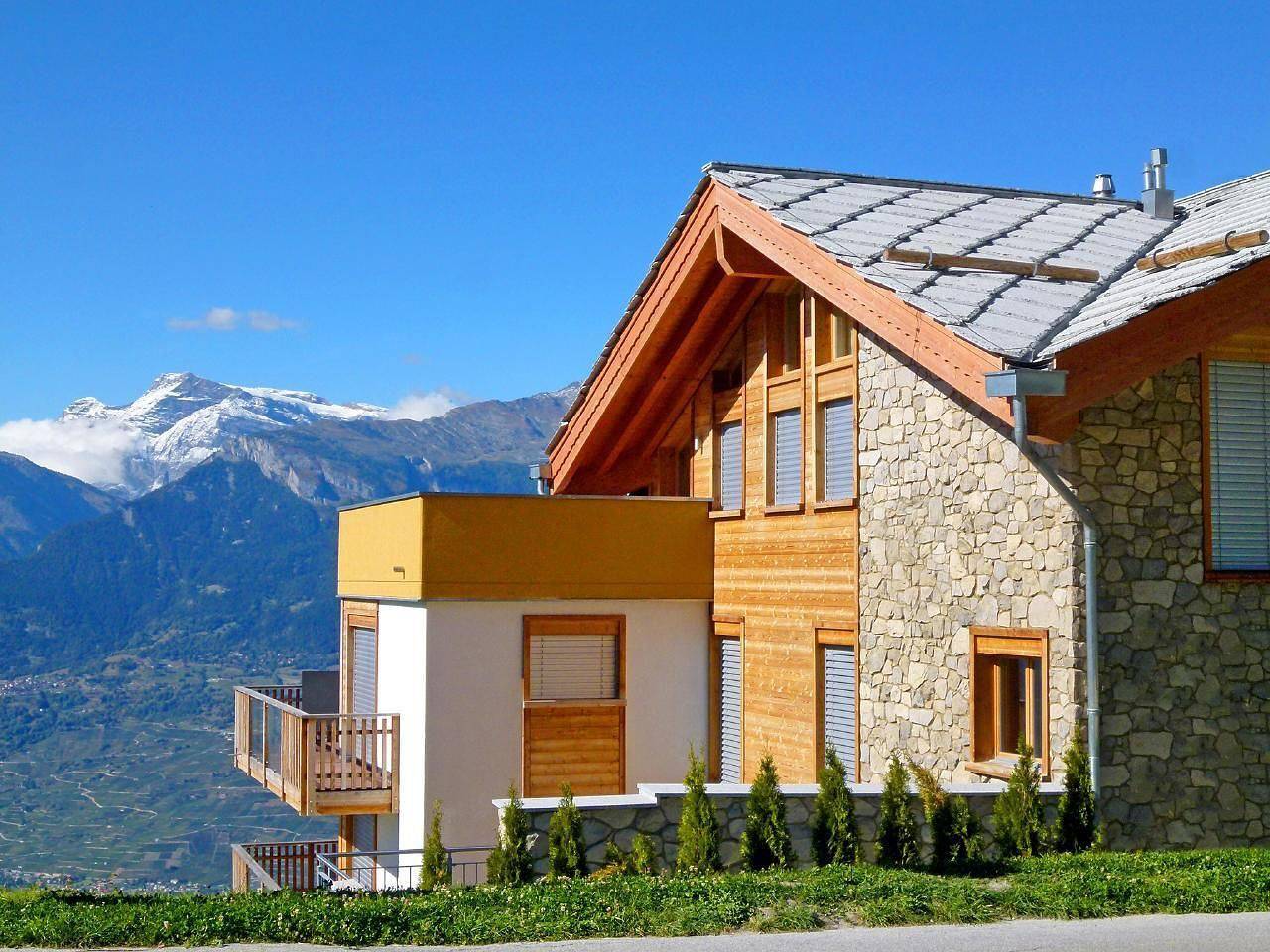 Apartamento vacacional entero, Apartamento de vacaciones para 6 personas con balcón in Veysonnaz, Alpes del Valais