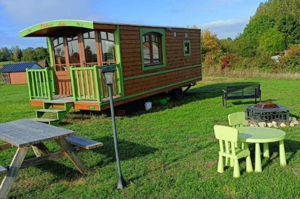 Premium Cabana roulotte in Cérans-Foulletourte, Sarthe