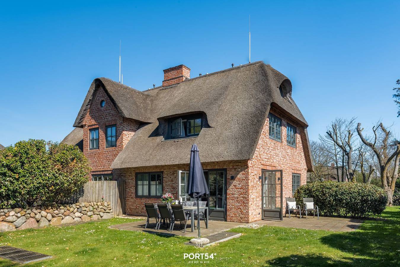 Luxushaushälfte unter Reet mit Garten, Sauna und Fitness in Westerland, Sylt (Gemeinde)