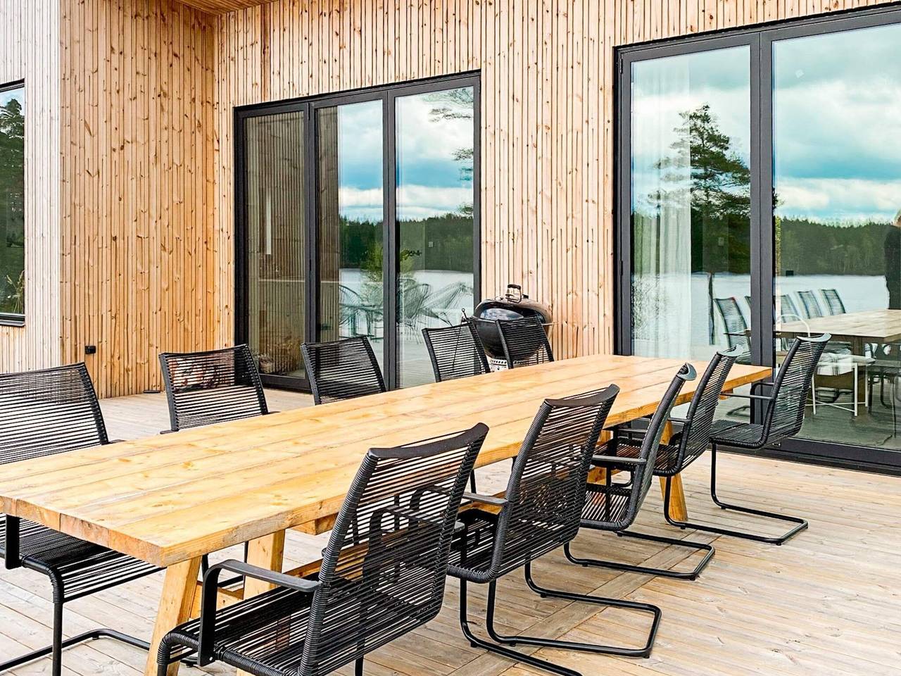 Gemütliches Haus am Meer mit Gästehaus in Skyarp, Västergötland