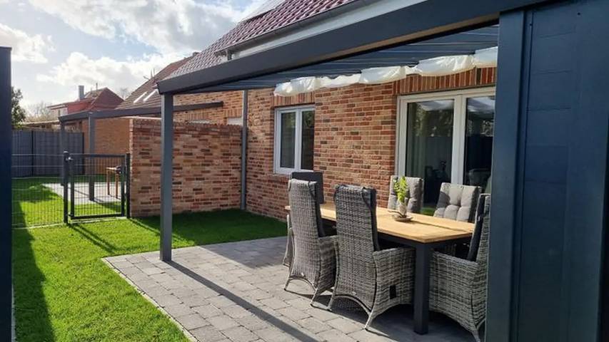 Ferienhaus mit Meerblick für 10 Personen, mit Sauna und Garten sowie Terrasse an der Nordsee - 3