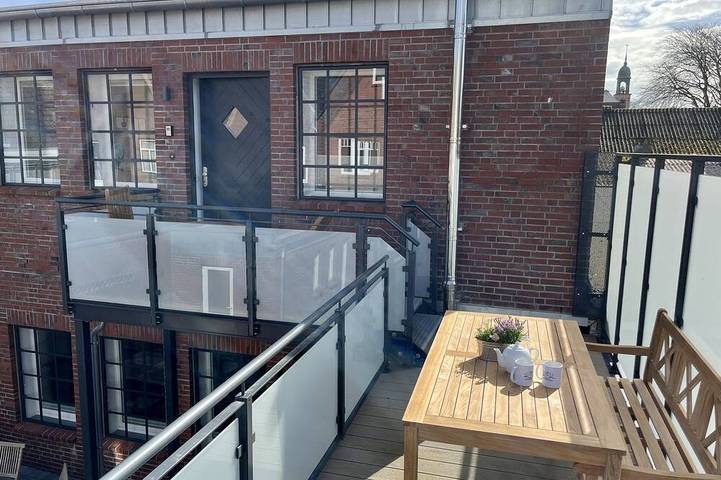 Ferienwohnung für 3 Personen, mit Terrasse in Friedrichstadt