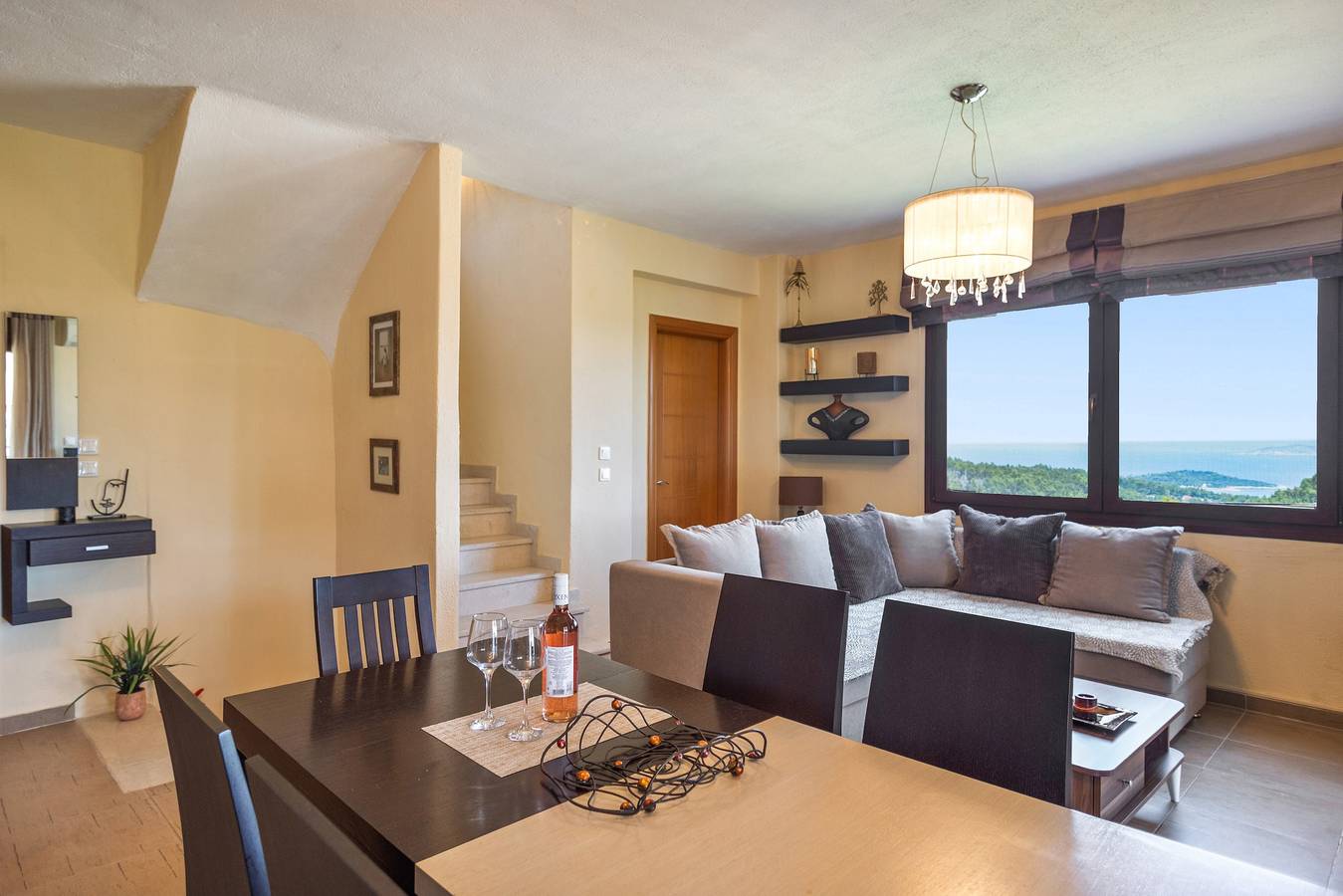 Ferienhaus „Halkidiki Sunhouse“ mit Meerblick, Wlan und Klimaanlage in Paliouri, Kassandra