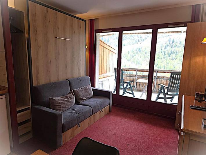 Appart’hôtel pour 4 personnes, avec Balcon ainsi que Terrasse et Vue