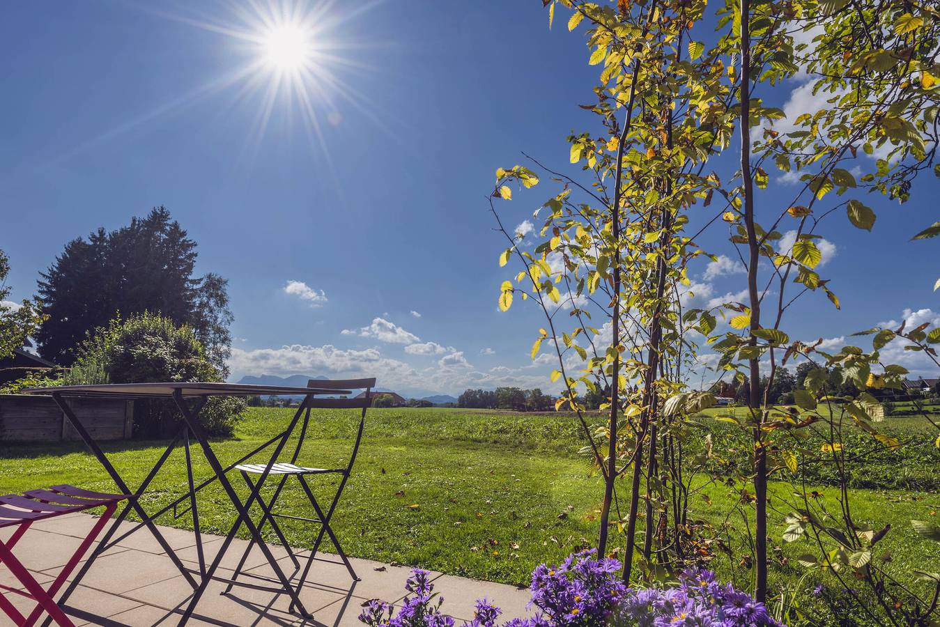 Ganze Ferienwohnung, Bergseemomente - Ferienwohnung 70qm mit Bergblick in Breitbrunn am Chiemsee, Chiemsee