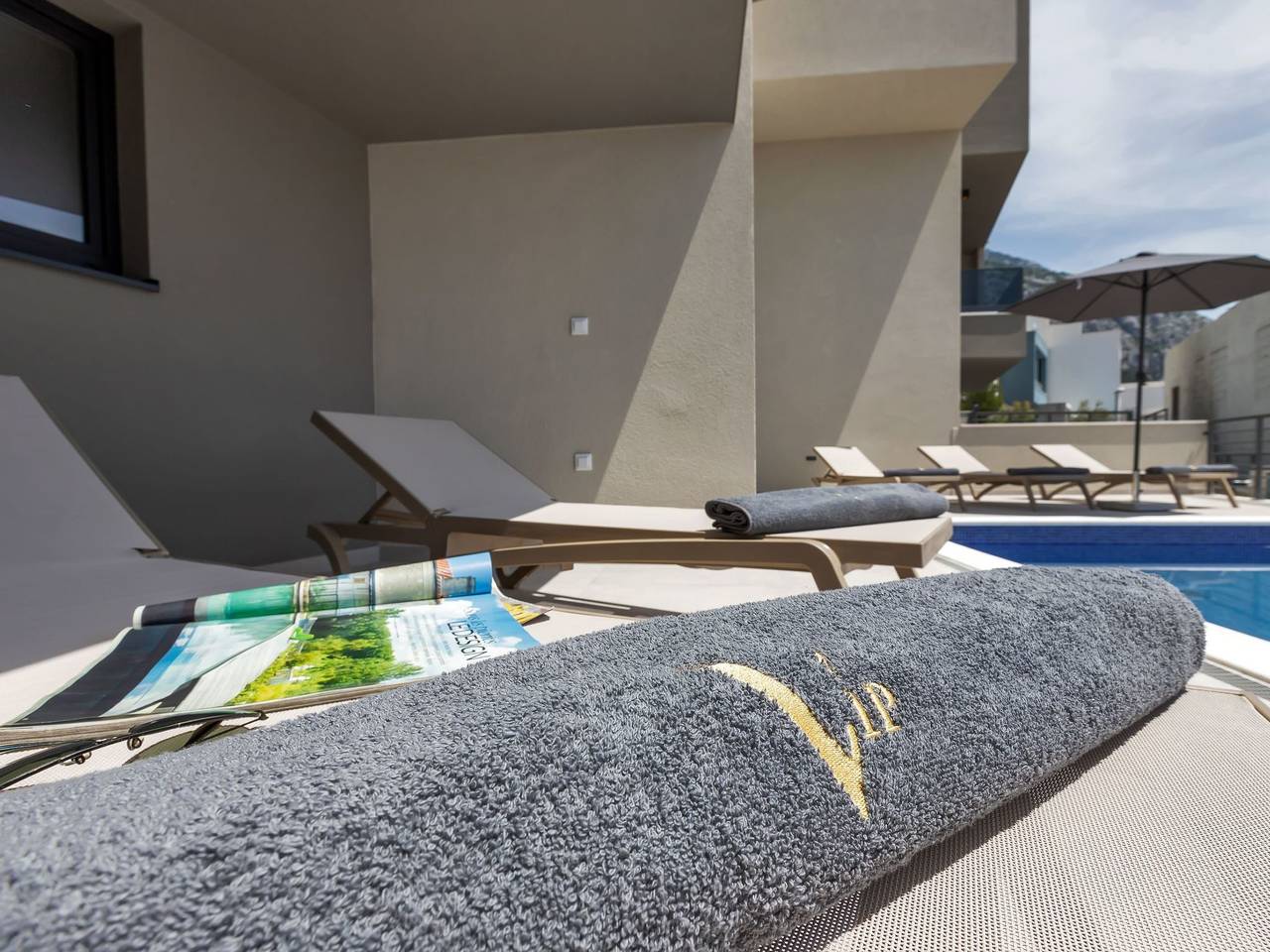 Villa Vip in Makarska mit beheiztem Pool und 4 Schafzimmern in Veliko Brdo, Makarska