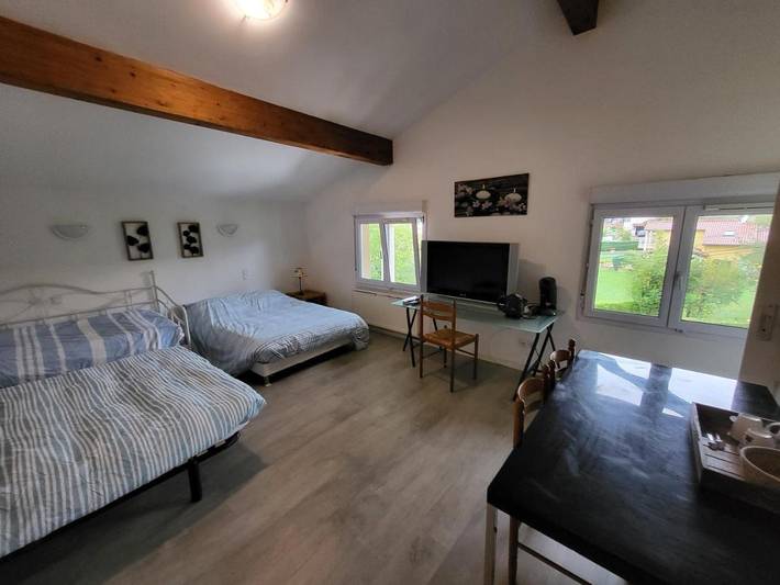 Chambre d’hôte pour 4 personnes, avec terrasse et jardin ainsi que vue et piscine, animaux acceptés à Cluny - 3