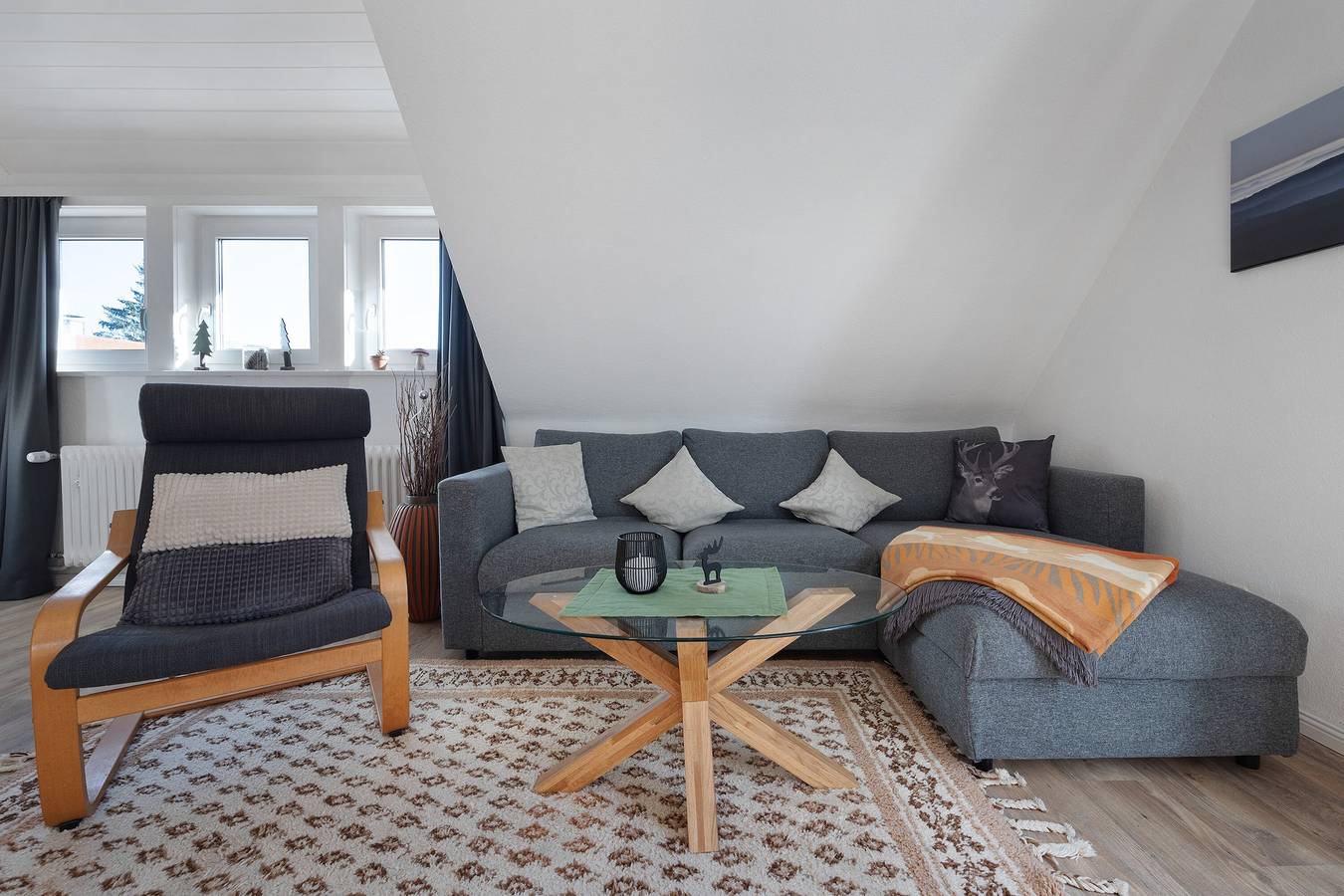 Hel lejlighed, Ferielejlighed for 4 personer med balkon in Braunlage, Harzvorland