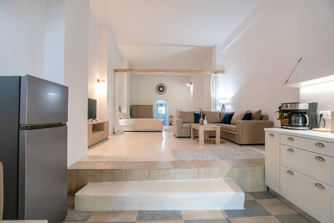 Ganze Wohnung, Ferienwohnung 'Maggano Paros 3' mit Meerblick, Wi-Fi und Klimaanlage in Paros