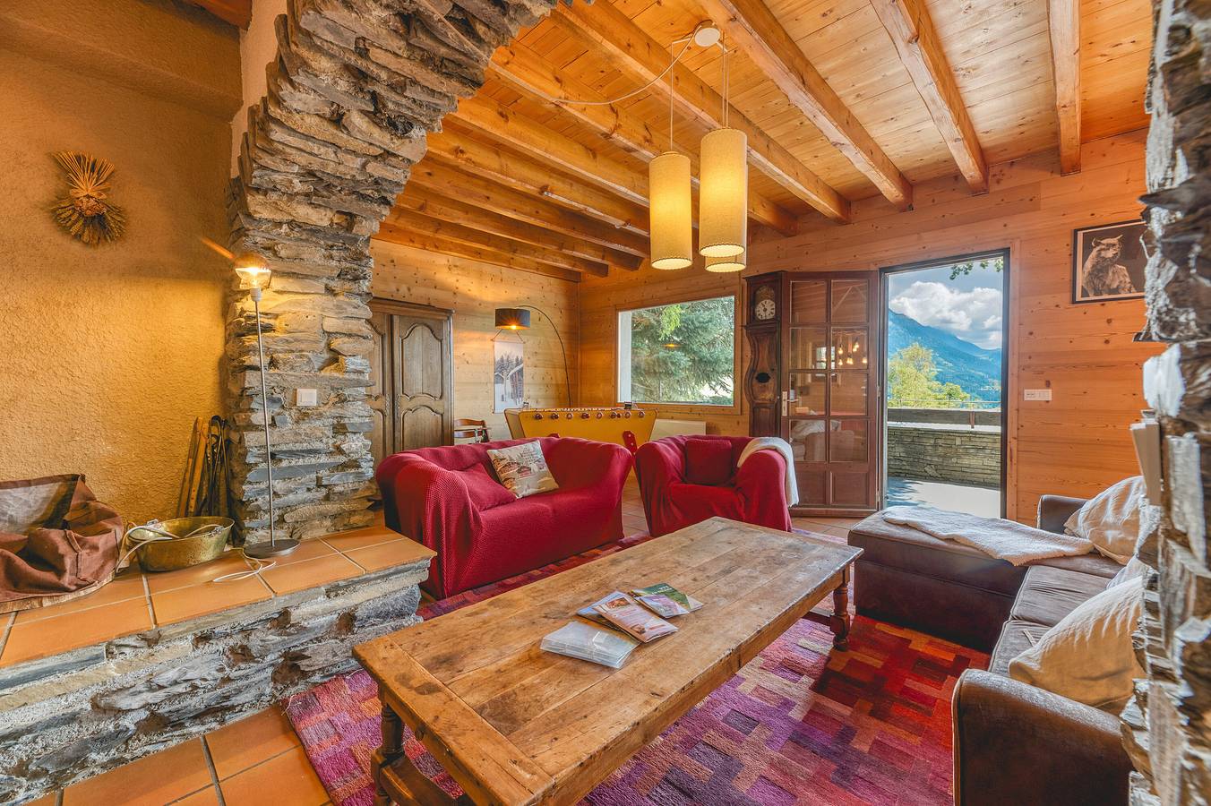 Chalet "La Darse Nature Et Sérénité" avec vue sur la montagne, terrasse privée et Wi-Fi in Villard-Reculas, Parc national des Écrins