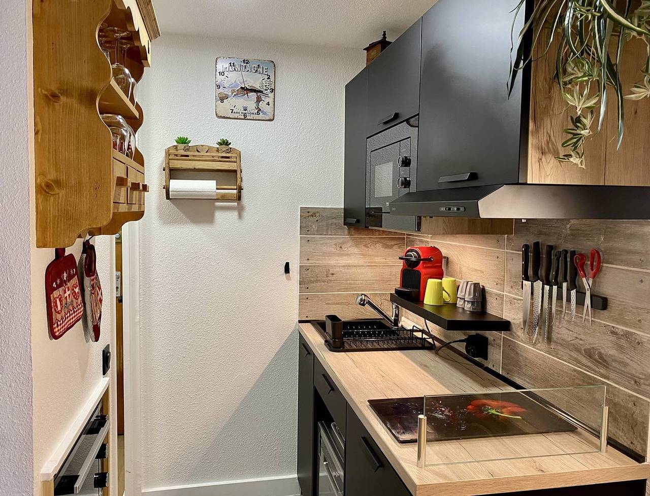 Geheel vakantieappartement, La Camarine 55 - Cosy studio with a movable partition, ski-in ski-out in Valmorel, Les Avanchers-Valmorel