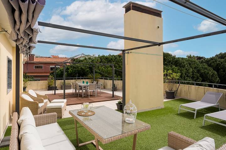 Apartamento para 7 personas, con Terraza en Alcabideche