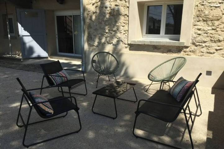 Ferienwohnung für 6 Personen, mit Terrasse und Garten