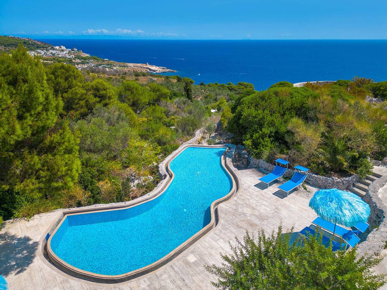 Casa de vacaciones para 9 personas con piscina in Santa Cesarea Terme, Provincia de Lecce