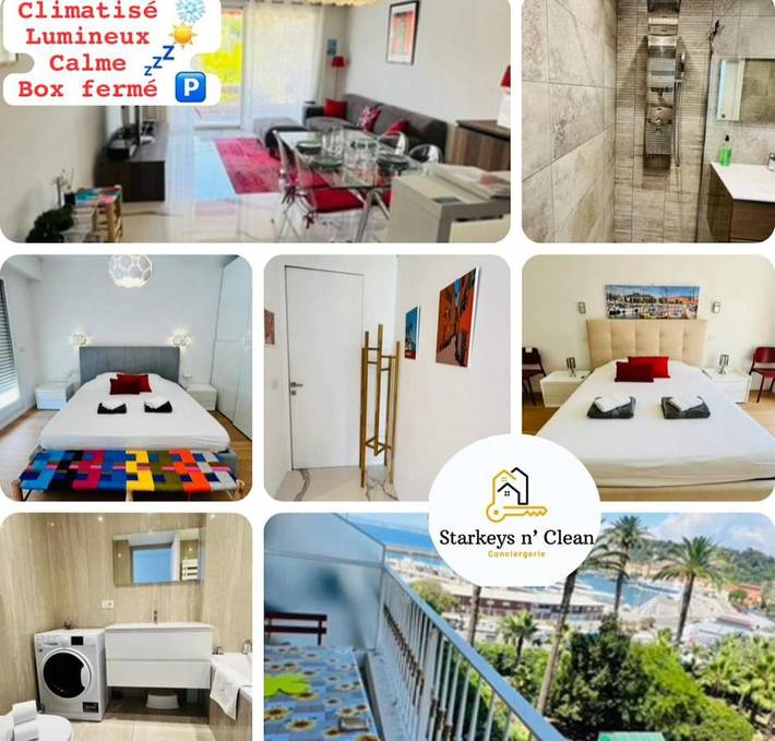 Gîte pour 4 personnes, avec vue et balcon dans Le Boulevard Frank Pilatte