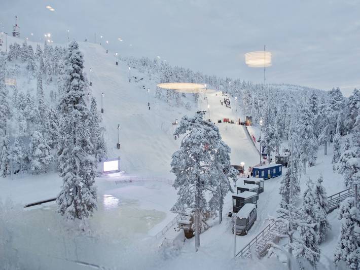 Ganze Wohnung, Rukakylän helmi in Ruka, Nordösterbotten