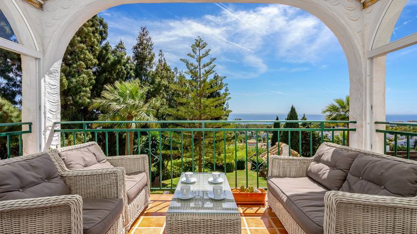 Ferieleilighet for 4 personer, med hage og terrasse i tillegg til badebasseng i Mijas