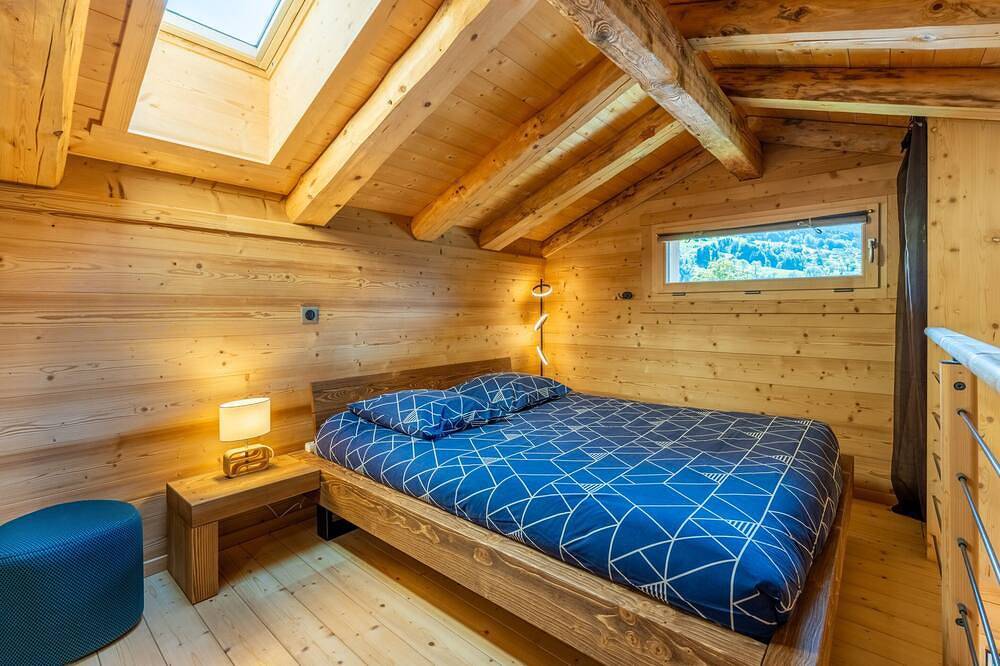 Berghütte-Executive-Ensuite mit Bad-Bergblick in Thônes, Annecy und Umgebung