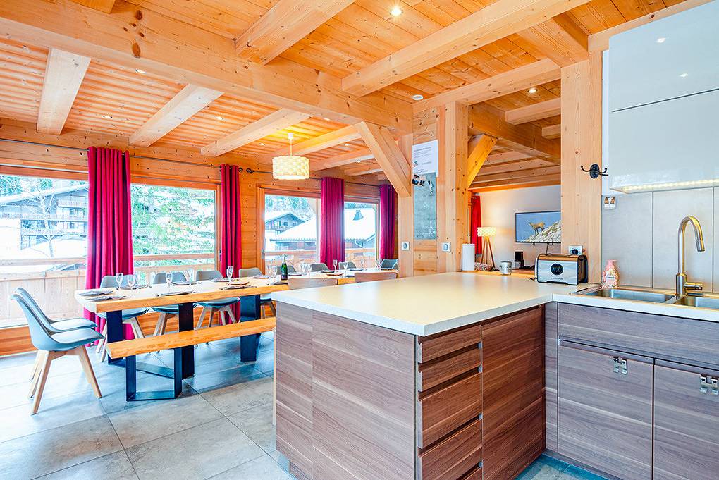 Maison de vacances pour 20 personnes avec terrasse in Chatel, Les Portes du Soleil