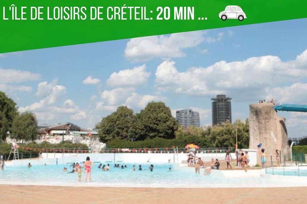 Apartamento entero, Estudio con entreplanta cerca de París, 100% equipado. in Villeneuve-Saint-Georges, Valle del Marne