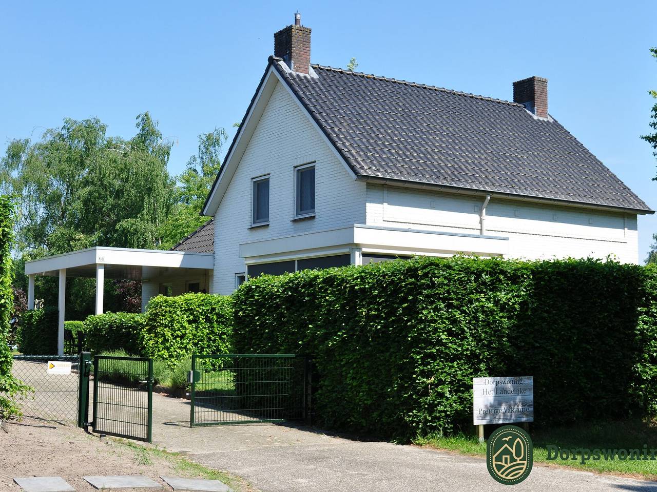 Hütte bei Leenderstrijp Naturreservat in Leende, Nordbrabant